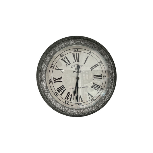 Wanduhr Bistrot de Paris (48cm x 48xm)